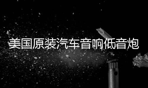 美國原裝汽車音響低音炮D類數(shù)字單路功放1500W雙音圈大功率功放板